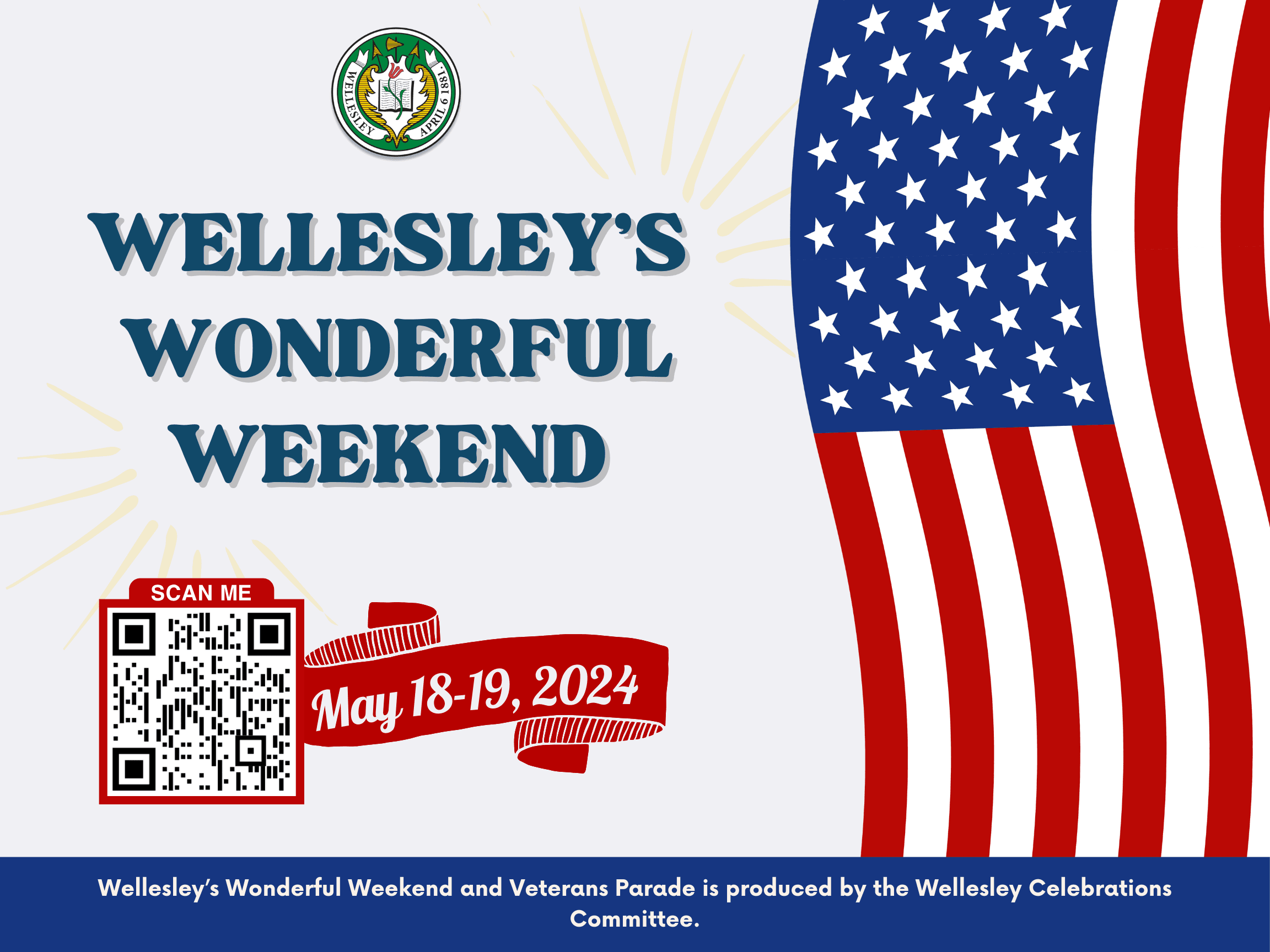 Wellesley Wonderful Weekend Activities Sign