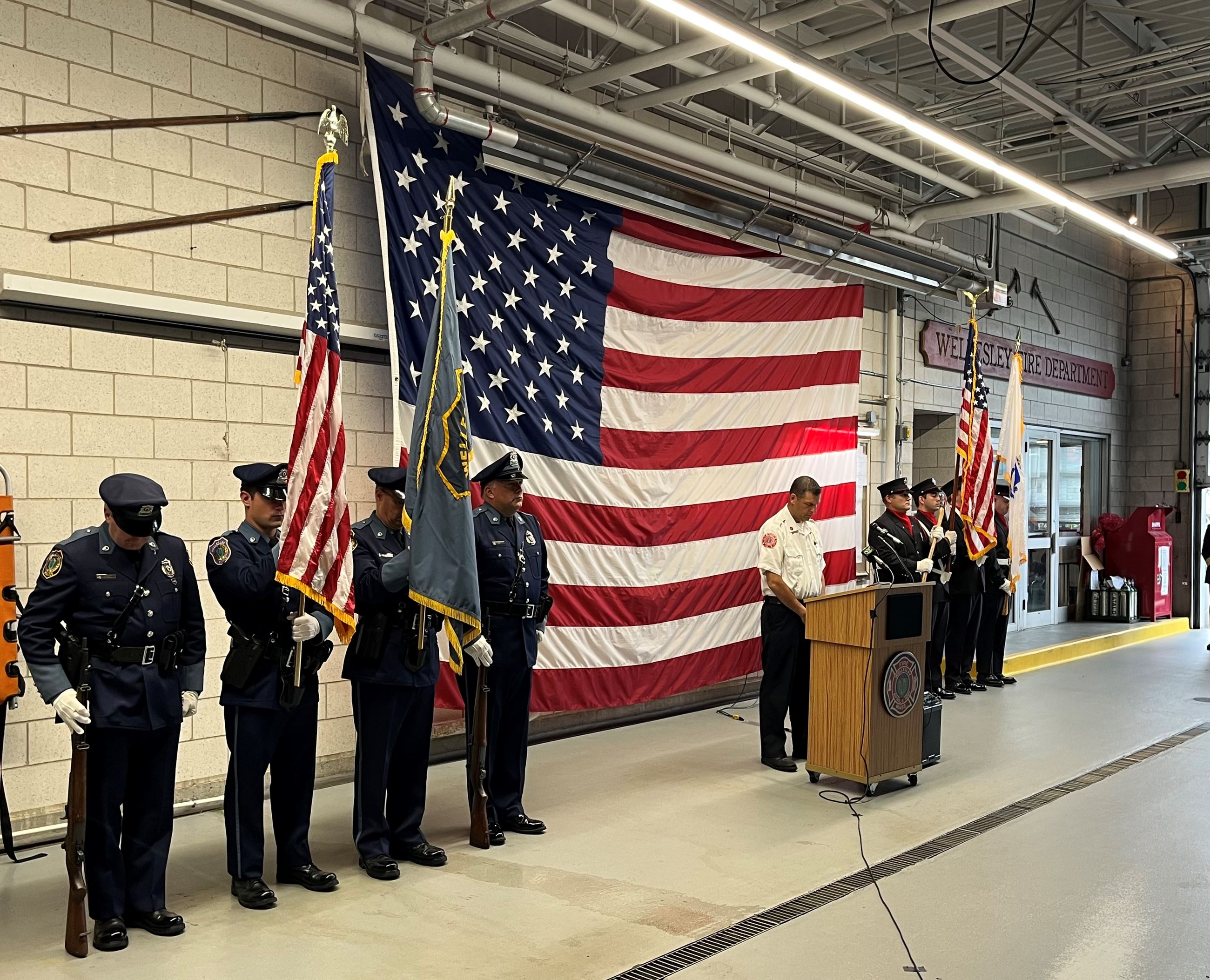 Sept 11. WPD_WFD honor guard. 2023