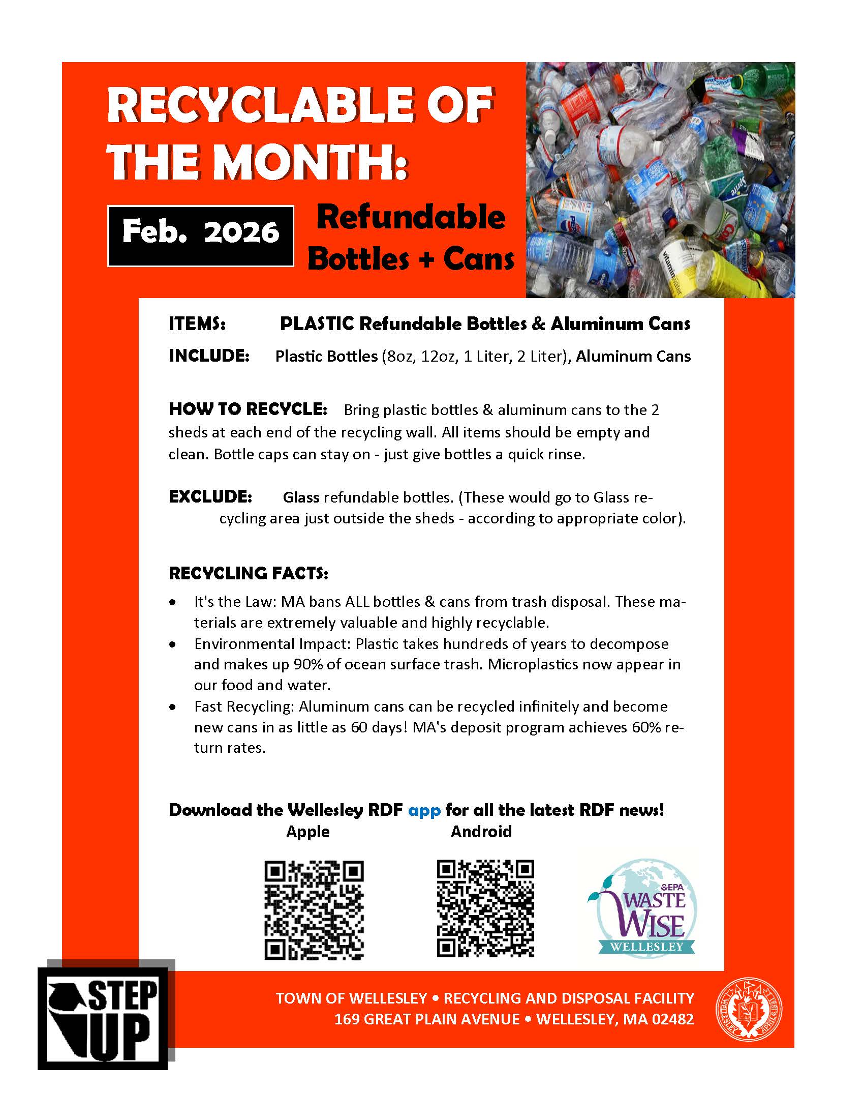 February 2026 - Refundable Bottles and Cans